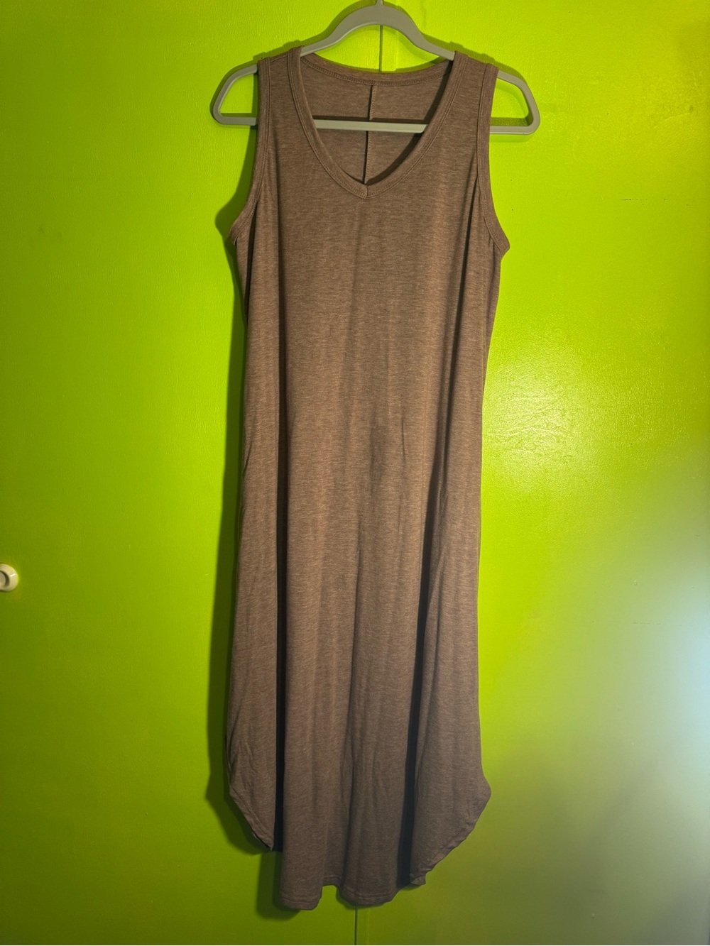 Sleeveless V-Neck Maxi Dress